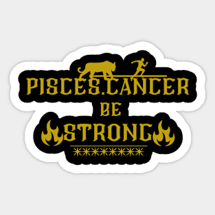 pisces and cancer Sticker